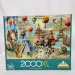 New Sealed Mega Puzzles 2000XL "the World Traveler" Pc Large Pieces. Fixed Price $25.99.
