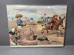 Antique Victorian Wood Jigsaw Puzzle Lithograph Children Beach 1890S. Fixed Price $36.95.