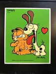 Vtg 1978 Playskool Garfield Odie Slurp Wooden Puzzle Jim Davis 250-4 Piece. Fixed Price $16.50.