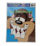 Vintage 1997 Looney Tunes Taz Loves Puzzles Tasmanian Devil Sealed New 90S. Fixed Price $12.99.