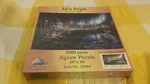 Sunsout James Meger All Is Bright 1000 Pc Puzzle Hidden Images Sealed/ New. Fixed Price $13.99.