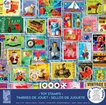1000 Pieces Jigsaw Puzzle Toy Stamps 27 X 19 Ceaco With Poster. Fixed Price $21.98.
