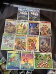 Lot Of 13 Vintage Disney Golden Playskool Whitman Frame Tray Puzzle Vtg. Fixed Price $75.00.