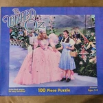 1999 The Wizard Of Oz 100 Piece Puzzle By Pressman Dorothy Glinda Munchkins 4022. Fixed Price $19.89.