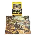 Vtg Tuco Picture Puzzle Uninvited Guest Painting By Wieghorst Thick 200+ Pcs. Fixed Price $28.85.
