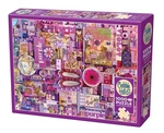 Cobble Hill Jigsaw Puzzle; Purple; Art By Shelley Davies; 1000 Pcs. Fixed Price $19.95.