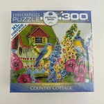 Country Cottage Family Jigsaw Puzzle 300 Xl Pieces Birds Flowers New. Fixed Price $14.95.