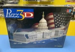 PUZZ3D Us Capitol Building Puzzle Sealed 1994 718PC Milton Bradley - New. Fixed Price $39.99.