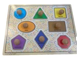 Melissa & Doug Deluxe Jumbo Knob Wooden Puzzle Geometric Shapes (8 Pcs). Fixed Price $12.99.