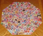 Vintage Springbok Octagon Puzzle - Postage Paid Stamps Complete & Nice. Fixed Price $39.00.
