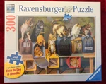 Ravensburger Quality "cat's Got Mail" 300 Piece Large Jigsaw Puzzle 27 X 20 New. Fixed Price $18.98.