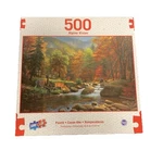 Sure Lox Jigsaw Puzzle Alpine Vistas Mountain Stream -new SEALED-500 Pc. Fixed Price $14.99.