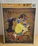 Disney Snow White Seven Dwarfs Frame Tray Puzzle Dancing Scene 25 Piece Golden. Fixed Price $6.88.