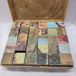 Vintage Block Cube Puzzle 30PCS Safari Animals 6 Sided West Germany. Fixed Price $13.16.
