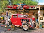 - American Nostalgia Hot Rod Gas Up 550 Piece Jigsaw Puzzle For Adults. Fixed Price $17.29.