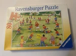 Ravensburger Puzzle, 80 Piece, #098422, Soccer Practice, Vintage 1994. Fixed Price $14.50.