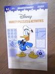 New Disney Theme Variety Puzzles & Activity Book Donald Duck. Fixed Price $18.00.