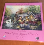 Sunsout 1000 Piece Puzzle By Nicky Boehme Called Cottage Mill. Fixed Price $40.00.