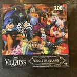 Disney Cardinal 200 Piece Circle Of Villains Jigsaw Puzzle 10557 Cardboard. Fixed Price $12.99.