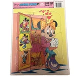 Walt Disney's Minnie Mouse 12 Pc Golden Frame Tray Puzzle 18404-14 4510-11D. Fixed Price $5.99.