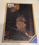 1986 Otto Maier Verlag Ravensburger Long Eared Owl Photo Puzzle Sealed New. Fixed Price $39.99.