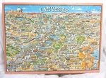 Las Vegas Jigsaw Puzzle City Character Map Vintage Buffalo Games Usa Nos 1991. Fixed Price $23.95.