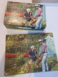 Tuco Jigsaw Puzzle Vintage Miniatures Lets Go Fishing 75-100 Pieces Complete. Fixed Price $17.99.