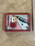 Antique 1930S "feed Bag Puzzle" Dexterity Child's Toy Game Metal Frame. Fixed Price $45.99.