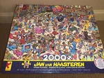 2000 Pieces Ceaco Puzzle Jan Van Haasteren Crowd Pleasers ++ Poster. Fixed Price $28.00.
