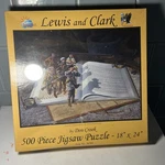 Sunsout 500 Piece Jigsaw Puzzle Lewis And Clark Vintage - New Wrap. Fixed Price $20.00.