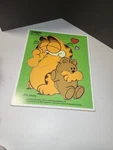 1978 Playskool Vintage Wood Puzzle Garfield & Teddy Bear Love Jim Davis Complete. Fixed Price $10.00.