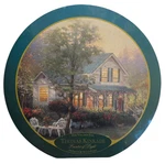 Ceaco Thomas Kinkade The Village Inn Painter Of Light 750 Pc 24" Round Puzzle. Fixed Price $11.25.