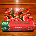 Sealed Vintage 2003 Slice Of Summer 2000 Pcs Springbok Puzzle Watermelon Mosaic. Fixed Price $28.28.