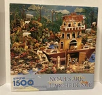 Springbok Hallmark Vtg 1500 Piece Puzzle Noah's Judi K. Thomas Complete. Fixed Price $18.95.