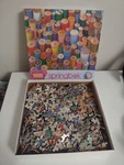 Springbok Ready Puzzle Vtg Sewing Thread Spools Usa 1000 Pc 24" X 30". Fixed Price $16.00.
