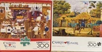 Lot Of 2 Charles Wysocki Buffalo 300 Large Piece Puzzles Complete. Fixed Price $68.00.