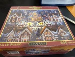 Dowdle Folk Art Jigsaw Puzzle - The Gingerbread House (500 Pieces) 24 X 18 New. Fixed Price $17.50.