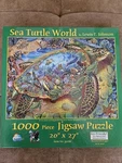 Sunsout 1000 Piece Puzzle Sea Turtle World By Lewis T. Johnson. Fixed Price $28.99.