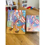 Vintage Looney Tunes Bugs Bunny 100 Piece Jigsaw Puzzle 1990 Golden Patriotic. Fixed Price $12.99.