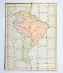 Jjf - "jouet Jeux Francais" Atlas Puzzle Set, 1904 Paris. Fixed Price $580.00.