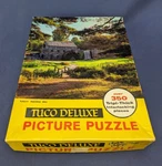 Vintage Tuco Interlocking Picture Puzzle #1300 Peaceful Mill. Fixed Price $16.00.