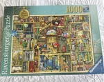 New Sealed 2013 Ravensburger The Bizarre Bookshop No. Puzzle 1000 Pieces. Fixed Price $17.99.