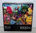 Buffalo Games 1000 Piece Puzzle -vivid Collection / Hummingbird Garden. Fixed Price $19.99.
