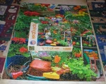 Garden Delights Springbok 1000 Pc Puzzle 24" X 30" Complete Sold As Is. Fixed Price $24.50.