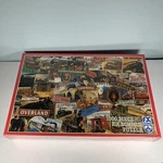 All Aboard 1000 Pc Puzzle 1992 Fx Schmid Trains Railroad 26.5" 17.25" Sealed. Fixed Price $19.99.