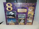 Sure-lox 8 Deluxe Jigsaw Puzzles Nib Open Box Eight Bags Original Condition. Fixed Price $30.72.