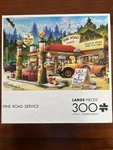 Pine Road Service Gas Station 300 Large Piece Jigsaw Puzzle Buffalo Complete. Fixed Price $9.99.