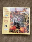 Sunsout Inc Gobbler Farms 1000 Piece Jigsaw Puzzle Size 27"X35" Thanksgiving. Fixed Price $15.17.