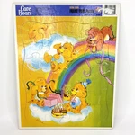 Vtg Care Bears Frame Tray Puzzle 1986 Golden #4625B Birthday Funshine 23 Pc. Fixed Price $9.95.