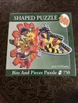 Bits & Pieces Shaped Puzzle Butterfly Jack Williams 750 No 44953 New. Fixed Price $18.99.
